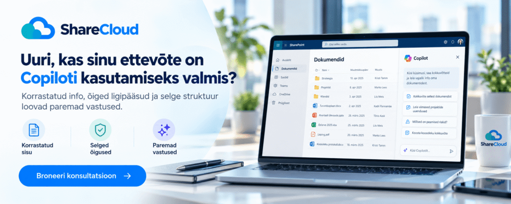 Microsoft 365 Copiloti juurutamine - kas sinu ettevõte on valmis?