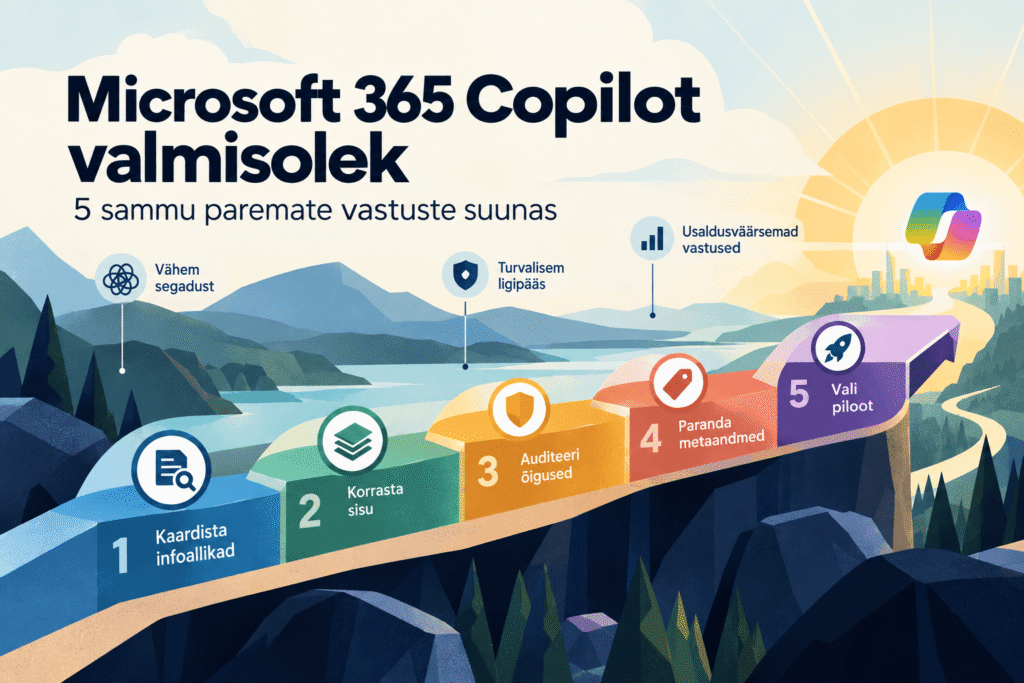 Microsoft 365 Copilot valmisolek tähendab et Copilot ligipääsuõigused on korrastatud