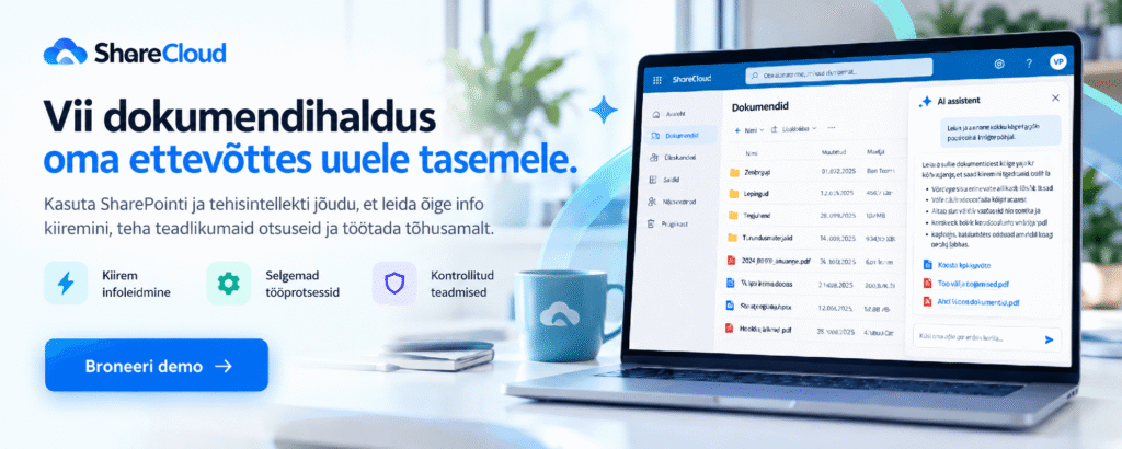 AI agent Sharepoint dokumentidele ja Copilot agent SharePoint viivad dokumendihalduse uuele tasemele