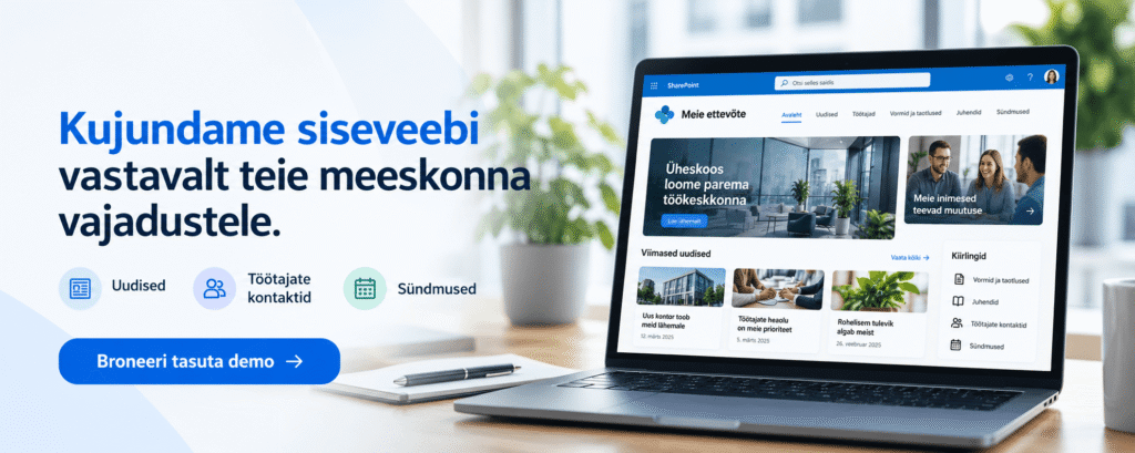 Microsoft 365 siseveeb sinu ettevõttele